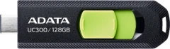 Флеш Диск A-Data 128Gb Type-C UC300 ACHO-UC300-128G-RBK/GN USB3.2 черный/зеленый