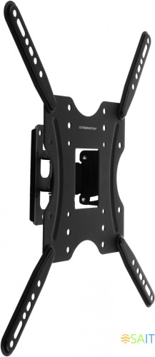 Кронштейн для телевизора Ultramounts UM859 черный 32"-55" макс.30кг настенный поворот и наклон