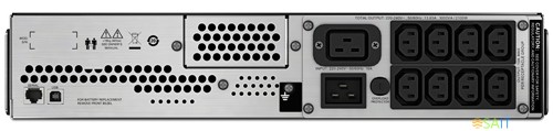 Источник бесперебойного питания APC Smart-UPS C SMC3000RMI2U 2100Вт 3000ВА черный