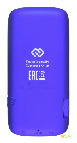 Плеер Hi-Fi Flash Digma B4 8Gb синий/1.8"/FM/microSDHC