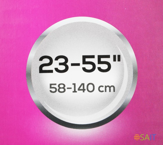 Кронштейн для телевизора Ultramounts UM907 черный 23"-55" макс.40кг настенный поворотно-выдвижной и наклонный