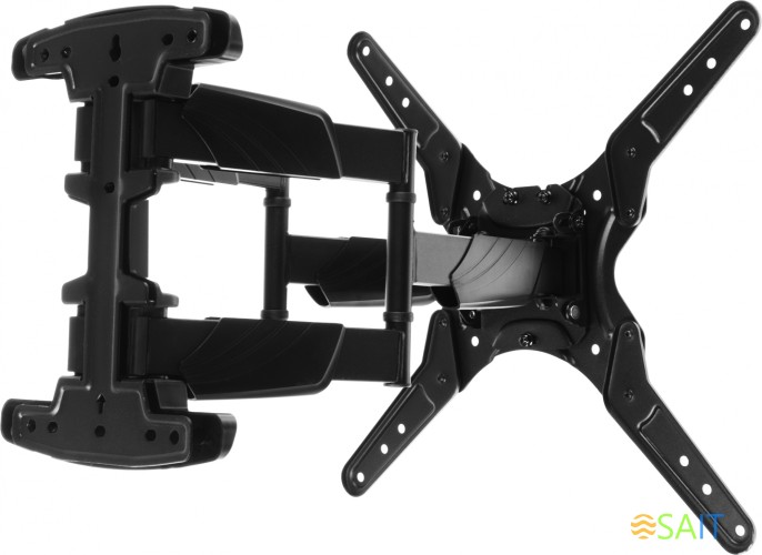 Кронштейн для телевизора Ultramounts UM907 черный 23"-55" макс.40кг настенный поворотно-выдвижной и наклонный