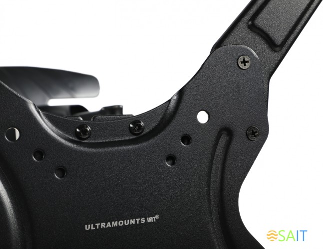 Кронштейн для телевизора Ultramounts UM907 черный 23"-55" макс.40кг настенный поворотно-выдвижной и наклонный