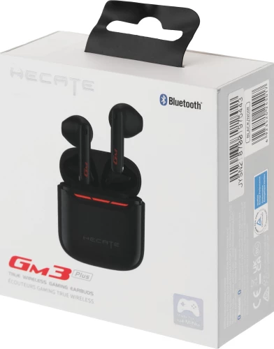 Наушники с микрофоном Edifier GM3 Plus черный вкладыши BT в ушной раковине