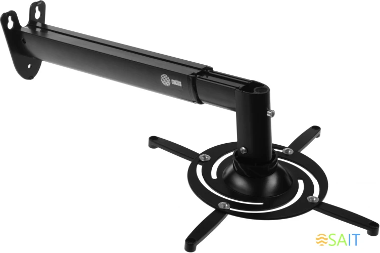 Кронштейн для проектора Cactus CS-VM-PR05BL-BK черный макс.10кг настенный поворот и наклон