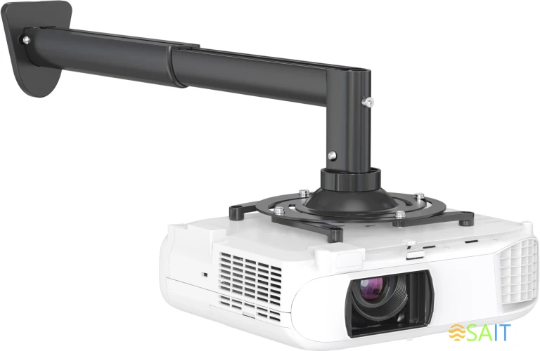 Кронштейн для проектора Cactus CS-VM-PR05BL-BK черный макс.10кг настенный поворот и наклон