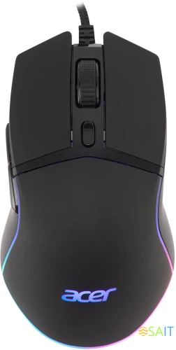Мышь Acer OMW121 черный оптическая 6400dpi USB 6but (ZL.MCEEE.00U)