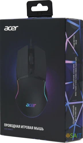 Мышь Acer OMW121 черный оптическая 6400dpi USB 6but (ZL.MCEEE.00U)