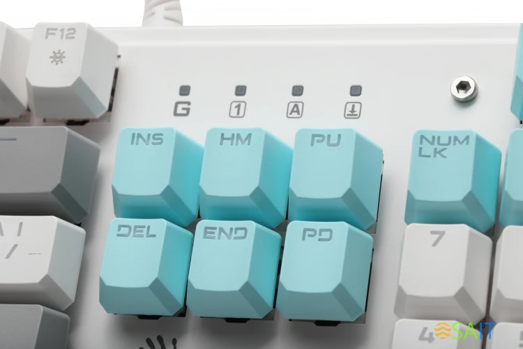 Клавиатура A4Tech Bloody S510R механическая белый USB for gamer LED (S510R USB ICY WHITE/BLMS RED)