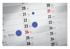 Этикетки Avery Zweckform 3857 250шт на листе диаметр 19мм/70г/м2/синий самоклей. универсальная