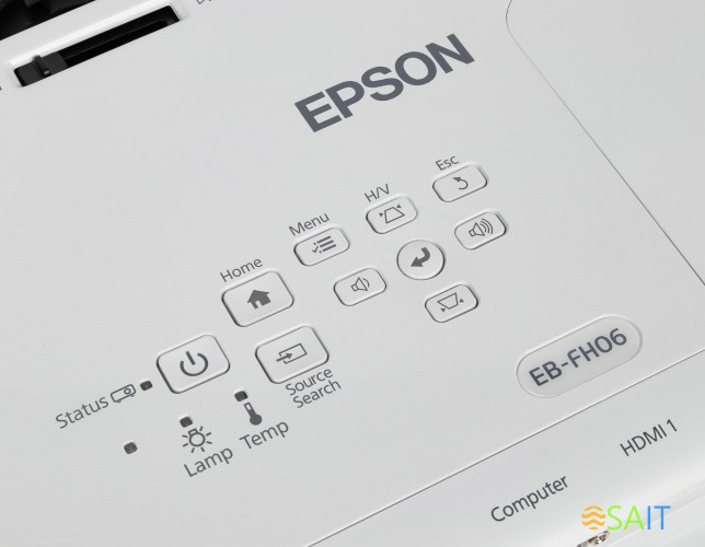 Проектор Epson EB-FH06 LCD 3500Lm (1920x1080) 16000:1 ресурс лампы:6000часов 1xUSB typeA 1xUSB typeB 2xHDMI 2.7кг