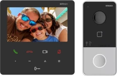 Комплект домофона HiWatch DS-D200IKWF черный