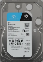 Жесткий диск Seagate SATA-III 8TB ST8000VE001 Surveillance SkyHawkAI 512E (7200rpm) 256Mb 3.5"