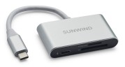 Устройство чтения карт памяти USB Type-C SunWind SW-CR051-S серебристый