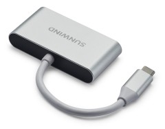 Устройство чтения карт памяти USB Type-C SunWind SW-CR051-S серебристый