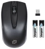 Мышь Оклик 540MW черный оптическая 1200dpi беспров. USB для ноутбука 3but (1175373)