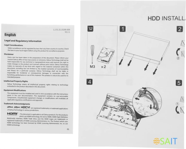 Видеорегистратор Dahua DHI-NVR4208-8P-4KS3