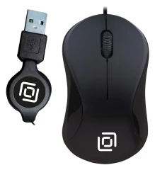 Мышь Оклик 115SR черный оптическая 1000dpi USB для ноутбука 3but (492888)