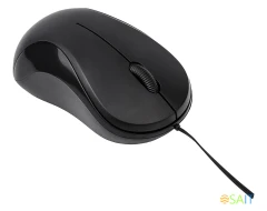 Мышь Оклик 115SR черный оптическая 1000dpi USB для ноутбука 3but (492888)