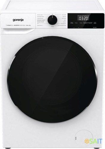 Стиральная машина Gorenje W1D2A164ADS класс: A загр.фронтальная макс.:10кг (с сушкой) белый инвертор