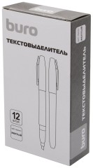 Текстовыделитель Buro Base скошенный пиш. наконечник 1-4мм желтый коробка