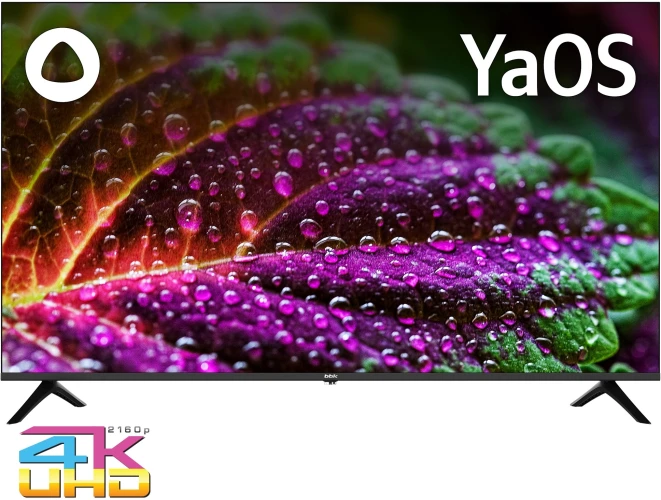 Телевизор LED BBK 50" 50LEX-8231/UTS2C (B) Яндекс.ТВ черный 4K Ultra HD 60Hz DVB-T2 DVB-C DVB-S2 USB WiFi Smart TV (RUS)