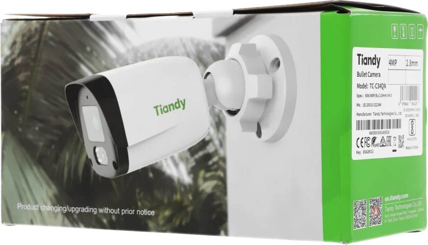 Камера видеонаблюдения IP Tiandy TC-C34QN I5W/WIFI/Eu/2.8mm/V4.0 Wi-Fi 2.8-2.8мм цв. корп.:белый (TC-C34QN I5W/WIFI/EU/2.8/V4.0)