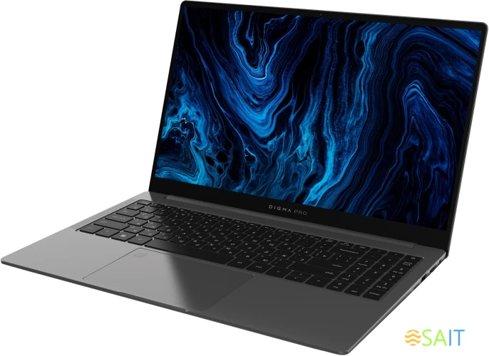 Ноутбук Digma Pro Sprint N Ryzen 5 5500U 8Gb SSD512Gb AMD Radeon 15.6" IPS FHD (1920x1080) Windows 11 Professional dk.grey WiFi BT Cam 4700mAh (DN15R5-8DXW05)