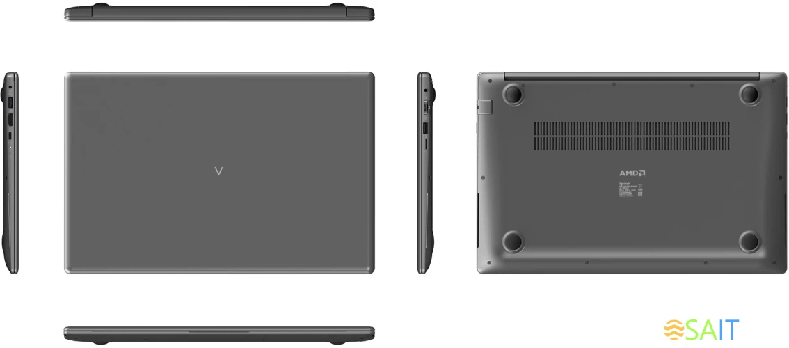 Ноутбук Digma Pro Sprint N Ryzen 5 5500U 8Gb SSD512Gb AMD Radeon 15.6" IPS FHD (1920x1080) Windows 11 Professional dk.grey WiFi BT Cam 4700mAh (DN15R5-8DXW05)