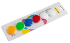 Магнит Silwerhof Classic для досок пластик ассорти d30мм круглый (упак.:6шт)