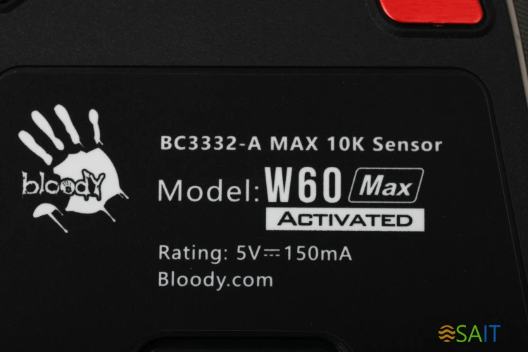 Мышь A4Tech Bloody W60 Max красный оптическая 10000dpi USB 10but