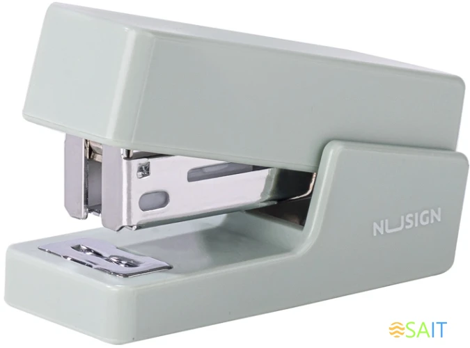 Степлер мини Deli ENS083GREEN ENS083 Linfini N10 24/6 (15листов) зеленый 15скоб металл/пластик блистер