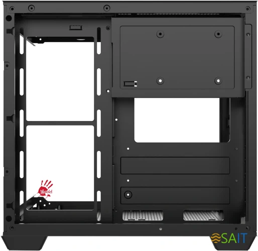 Корпус Bloody CC-121 черный без БП mATX 7x120mm 1xUSB2.0 1xUSB3.0 audio