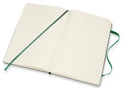 Блокнот Moleskine CLASSIC QP061K15 Large 130х210мм 240стр. клетка твердая обложка зеленый