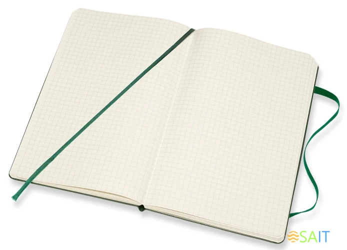 Блокнот Moleskine CLASSIC QP061K15 Large 130х210мм 240стр. клетка твердая обложка зеленый