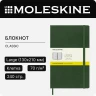Блокнот Moleskine CLASSIC QP061K15 Large 130х210мм 240стр. клетка твердая обложка зеленый