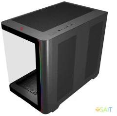 Корпус Bloody BD-CC112 черный без БП mATX 9x120mm 2xUSB3.0 audio bott PSU