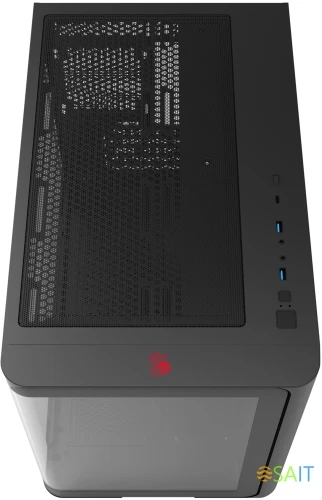 Корпус Bloody BD-CC112 черный без БП mATX 9x120mm 2xUSB3.0 audio bott PSU