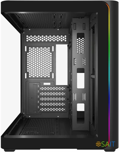 Корпус Bloody BD-CC112 черный без БП mATX 9x120mm 2xUSB3.0 audio bott PSU