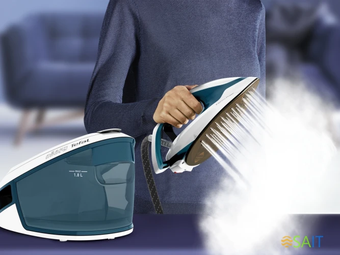 Парогенератор Tefal Express Power SV8111E0 2800Вт синий/белый