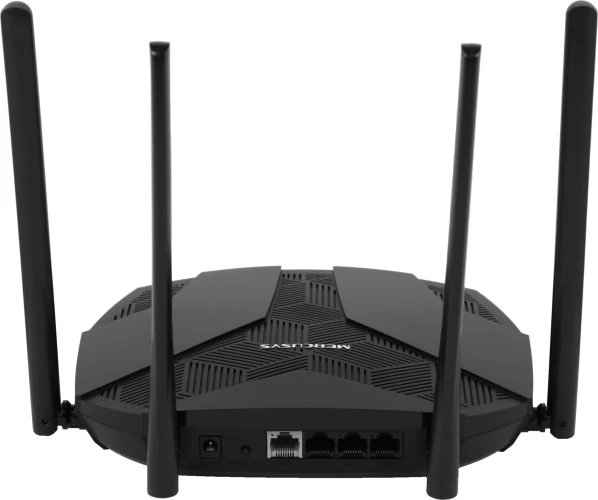 Роутер беспроводной Mercusys MR80X AX3000 10/100/1000BASE-TX черный