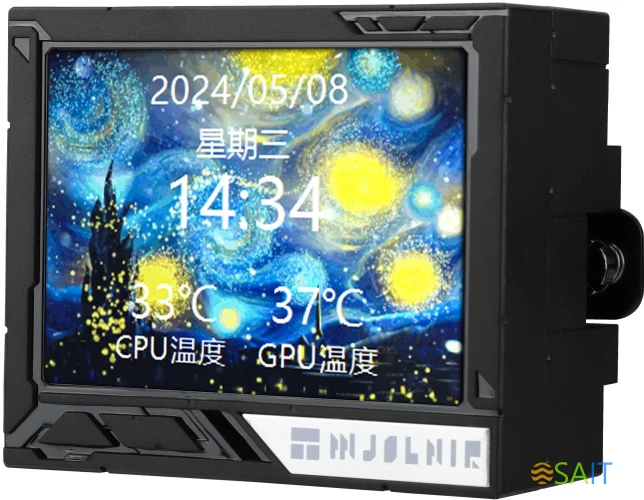 Система водяного охлаждения Thermalright Mjolnir Vision 360 ARGB Soc-AM5/AM4/1151/1200/2066/2011/1700 черный 4-pin 27dB Al LCD Ret (M-VISION-360-BL-ARGB)