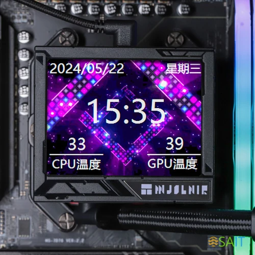 Система водяного охлаждения Thermalright Mjolnir Vision 360 ARGB Soc-AM5/AM4/1151/1200/2066/2011/1700 черный 4-pin 27dB Al LCD Ret (M-VISION-360-BL-ARGB)