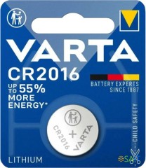 Батарея Varta Electronics BL1 Lithium CR2016 (1шт) блистер