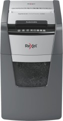 Шредер Rexel Optimum AutoFeed 130M черный с автоподачей (секр.P-5) фрагменты 130лист. 44лтр. скрепки скобы пл.карты