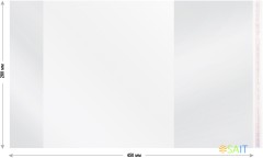 Обложка Silwerhof 382176 Монстрики для учебника с липк.сл. (набор 10шт) ПП 70мкм гладкая прозр. 280х450мм