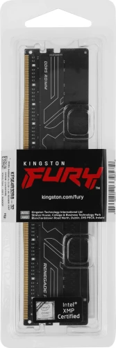 Память DDR5 32GB 6400MHz Kingston KF564R32RB-32 Fury Renegade Pro RTL PC5-51200 CL32 DIMM ECC 288-pin 1.4В kit single rank Ret