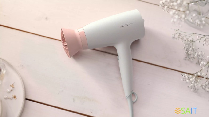 Фен Philips BHD300/00 1600Вт белый/розовый