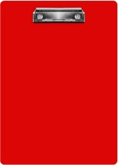 Папка-планшет Бюрократ -PD6002 A4 пластик 1мм ассорти