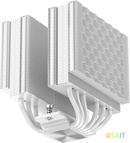 Устройство охлаждения(кулер) PcCooler RZ620 WH Soc-AM5/AM4/1151/1200/2066/1700 белый 4-pin 28-32dB Al+Cu 275W Ret (RZ620-WHNWNX-GL)